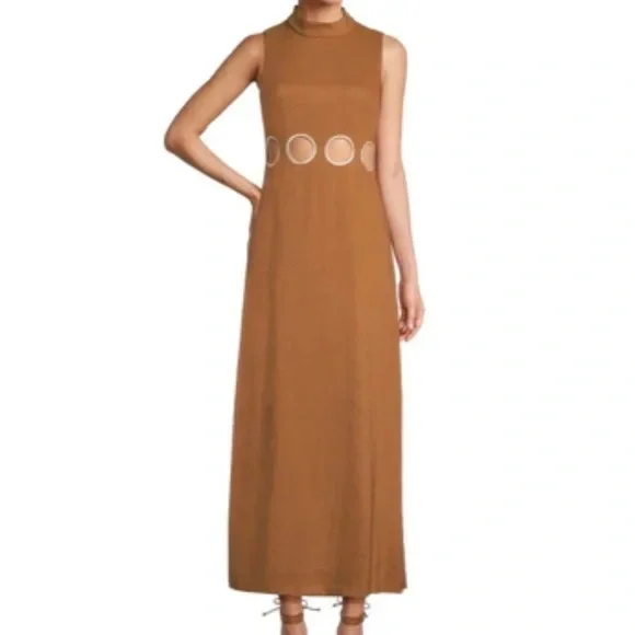 ANTONIO MELANI | Dresses | Antonio Melani Brown Sleeveless Sheath Dress |  Poshmark